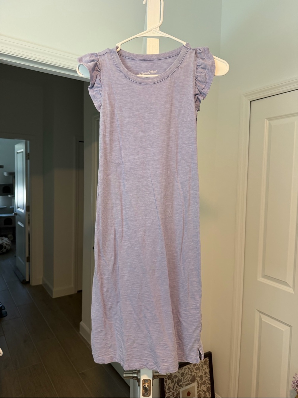 Universal Thread Lavender Ruffle Sleeve Casual Dress